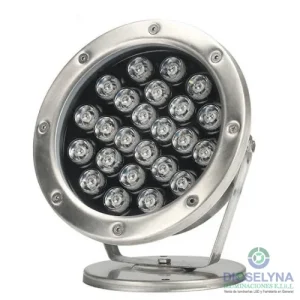 FARO LED SUMERGIBLE PARA PISCINA DIRIGIBLE DE 24X1W SMD IP68 12V OSLER