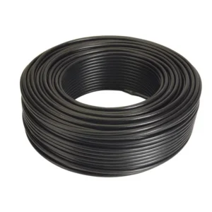 ALAMBRE ELECTRICO TW 8 AWG NEGRO X 100 M INDECO