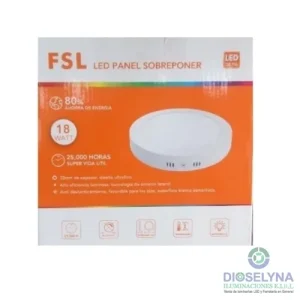 PANEL LED PARA SOBREPONER 18W  220V FSL