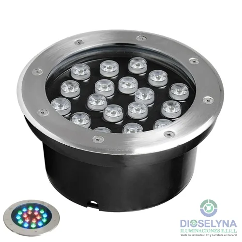 SPOT EMPOTRABLE DE SUELO / LED RGB DEDONDA /DE EXTERIOR IP68 220V LUMISOL